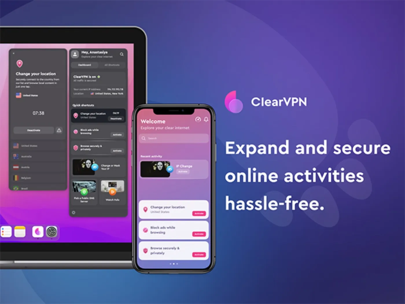 Clear VPN — AppsFlyer subscription funnel