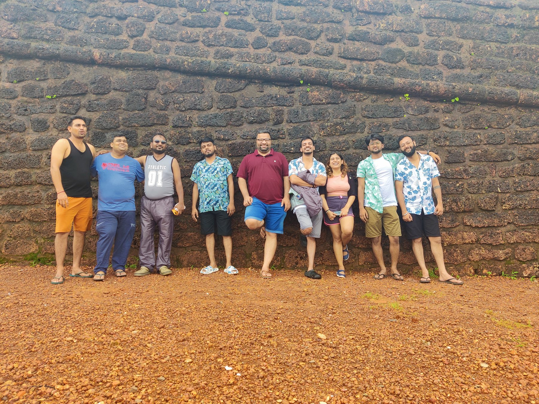 The Appmontize Media team together at their Goa offsite